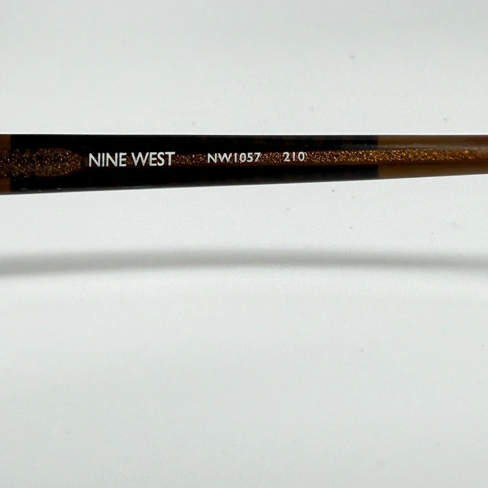 Nine West NW1057 210 Eyeglasses Frame Brown Rectangle 47‎ 16 135 21390